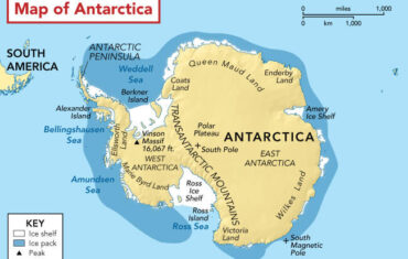 map of Antarctica