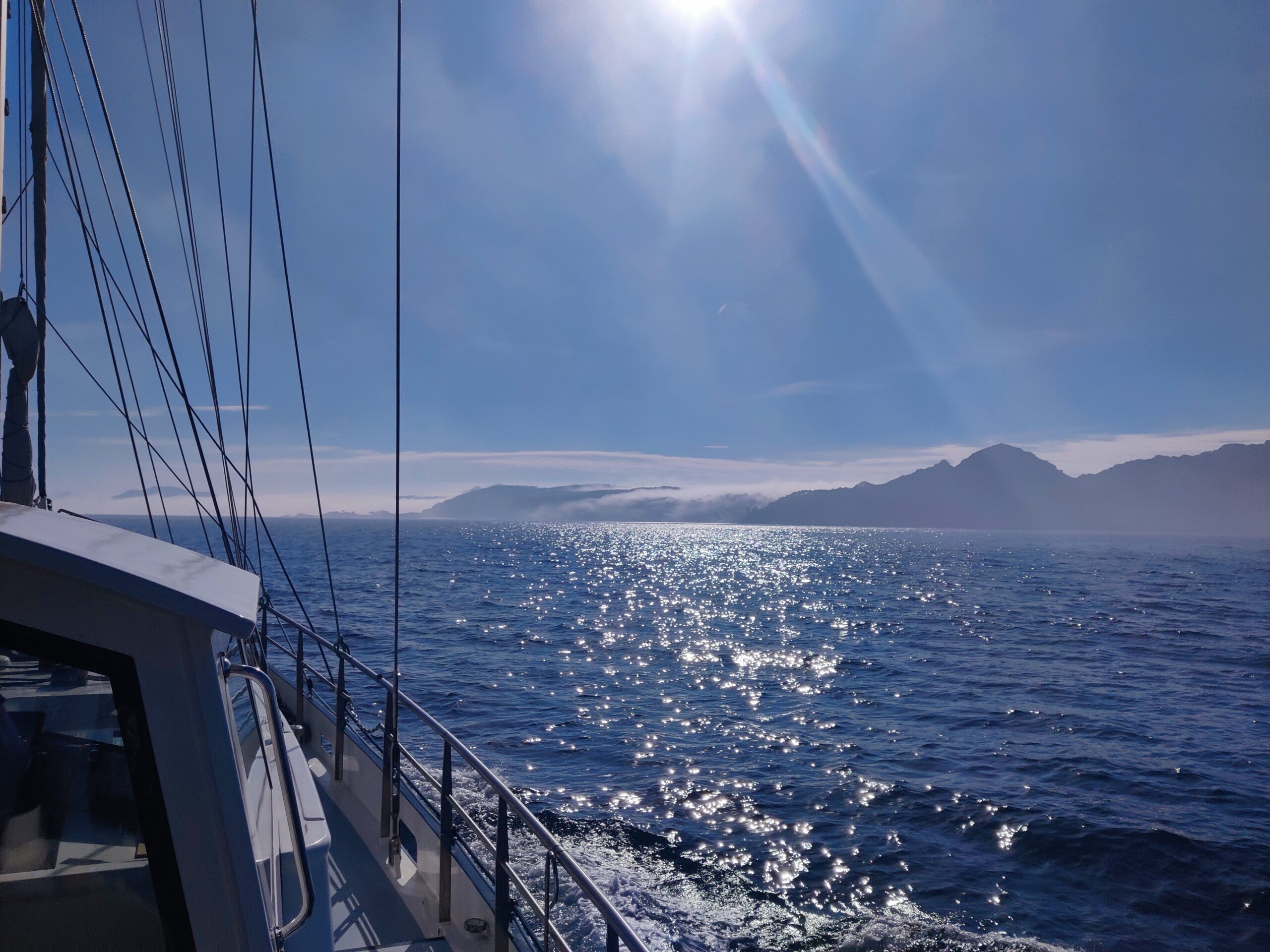 zeilen op zeilschip Baltic