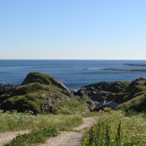 het eiland Varoy, op de Lofoten