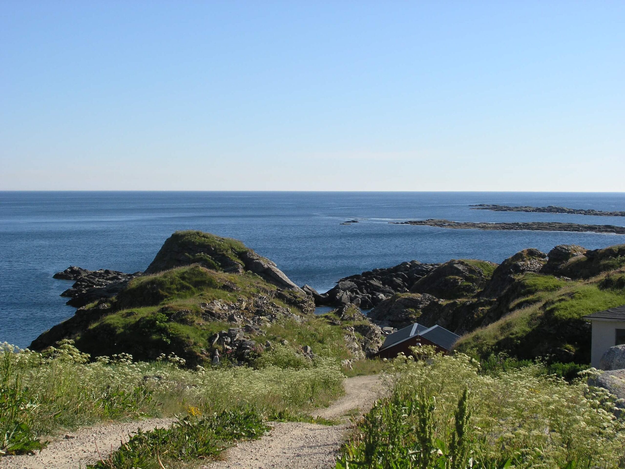 het eiland Varoy, op de Lofoten